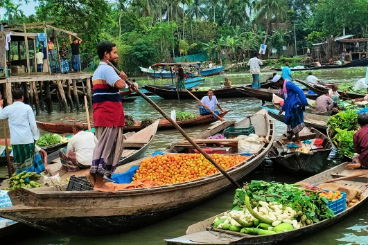 Barishal & Backwaters Floating Markat