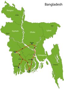 classical Bangladesh map