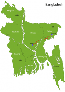 dhaka-to-srimangal-map