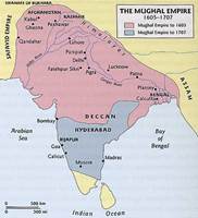Map of Mugal Empire